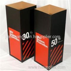 Corrugated Cardboard Display Cubes with Custom Printings for Advertising