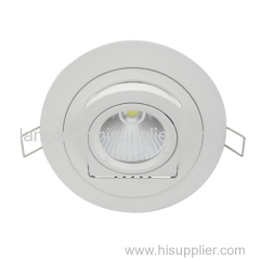 adjustable cob 15w led downlight round