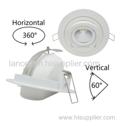 adjustable cob 15w led downlight round