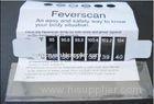 Fever scan strip thermometer