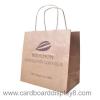 Professional Custom-made Brown Kraft Shopping Bag With Twist Handle