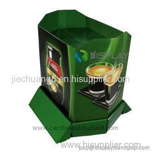 Custom Corrugated Cardboard Advertising Pallet Display For Coffee