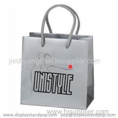 Shenzhen Matte Paper Eurotote Bags Foil Hot Stamp Silver