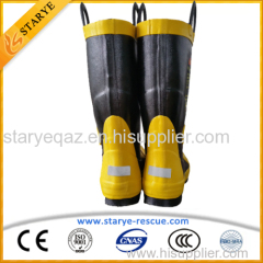 Heat Insulation Electrical Insulation Fireman's Boots