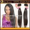 Long Straight Brazilian Virgin Human Hair Extensions Black 12'' - 32''