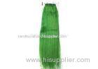 Fashionable Chinese Yaki Non Remy Human Hair Extensions Green Tangle-Free