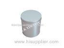 Small Tinplate Round Tall Biscuit Tin Box With Embossing And Debossing