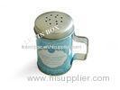 CMYK Sugar Storage Container Metal Tin Box With Holes On Lid