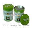 67mm Printed Airtight Kaldi Round Tin Box For Coffee And Tea Pepper Canister Storage With Inner Lid