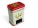 Printed Rectangular Tin Box Metal Tea Canisters With Writable Black Board