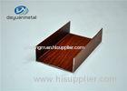 Alloy 6063 Wood Grain Aluminum Channel Frame For Hotel Decoration