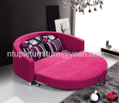 fabric semi round sofa bed home furniture