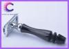 Professional Safety double bladed safety razor with black handle