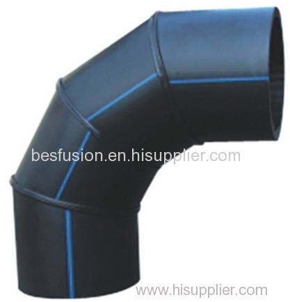 HDPE Fabricated Elbow 90deg 4 Segments PE Pipe Fittings