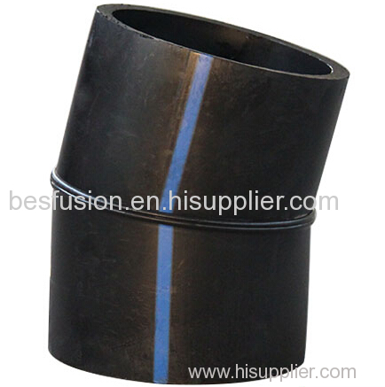 HDPE Fabricated Elbow 22.5deg