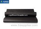 Durable Black Memory Foam Yoga Mat / Extra Thick Exercise Mat 6mm - 15mm