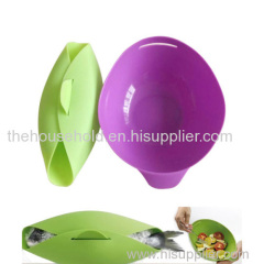 foldable silicone microwave steamer