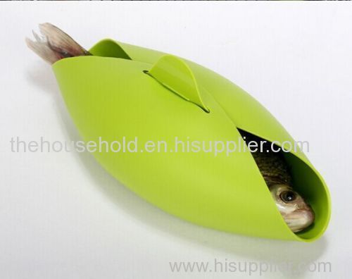 new style silicone fish steamer bowl