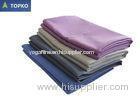 Ultra Light Weight Purple Microfiber Yoga Towel With High Water Absorption