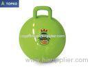 Hopper Jumping Ball / Yoga Exercise Ball Green For Children Non Toxic