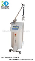 Vertical Dot matrix fractional carbon CO2 laser wrinkle/acne/scar/pigment removal & skin tightening machine