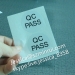 Best Quality Circle Printing QC Sticker Glossy Black PET Vinyl QC Pass Label Water Proof Fixed Asset Stickers