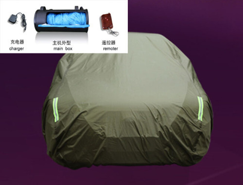 Simple automatic remote control car cover