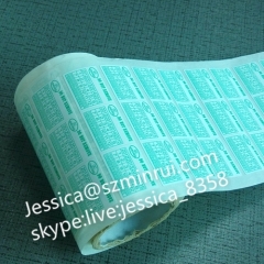 Cheaper Price High Quality Design Destructible Paper Warranty Seal Stickers With Logo And Dates