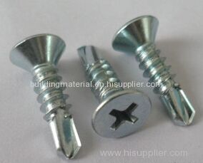 CSK Selfdrilling screws zinc plated