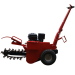 7hp or 15hp max trench depth 600mm Garden Trencher