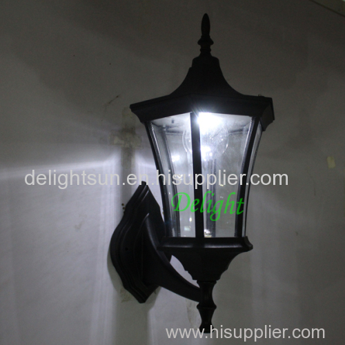 Aluminum solar led outdoor wall lighting solar led wall mounted light solar garden wall light