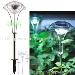 Stainless Steel solar powered led Solar Spike light for outdoor garden pathway