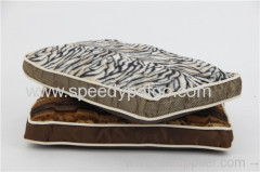 Small Size Wild Animal Pattern Thick Dog Bed