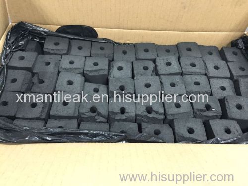 Black bamboo sawdust charcoal briquettes Rod