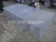 galvanized mink wire mesh breeding cage low price mink cage for sale