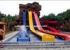 Group Fiberglass Free Fall Water Slide World Aqua Park Equipment