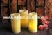Ivory Wax Unscented Amber LED Flickering Flameless Candles with Melted Edge