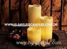 Ivory Wax Yellow Flickering Flameless LED Votive Candles Battery Operated for Home Decoration