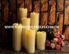 Living room Ivory Wax Electric Votive Candles / White Flameless LED Dripping Candles