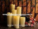 Living room Ivory Wax Electric Votive Candles / White Flameless LED Dripping Candles