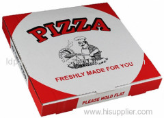 High quality customized pizza box white pizza box