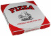 High quality customized pizza box white pizza box