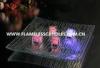 Color Changing Waterproof Tea Lights / Submersible Slow Flashing LED Ice Cubes