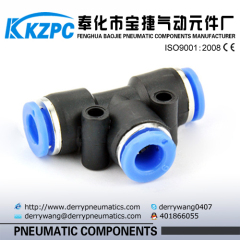 PE plastic connecting tube fitting air hose coupler