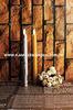 Gold / Silver Push-Activated Metallic Finish Wax LED Tapers Flameless Birthday Candles