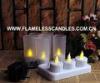 LED Rechargeable Tealights / Votive Flickering Flameless Candles Long Lasting Tea Lights