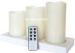 Remote Control Rechargeable Tealights / White Flameless LED Wax Candle for Event