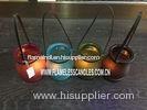 LED Glass Votive Candles With Holder Made With Leather Handle For Home Decoration