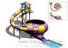 Promotional Splendid Adult Large Fiberglass Water Slides with 15m Tower Height