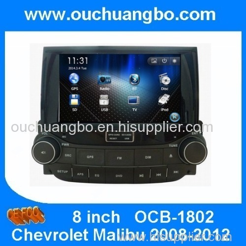 Ouchuangbo autoradio DVD stereo gps radio Chevrolet Malibu 2008-2012 support iPod BT MP3